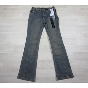 NWT Vintage Y2K‎ YOYO Jeans Women's (11) Bootcut Bareback Low Rise Stretch Denim